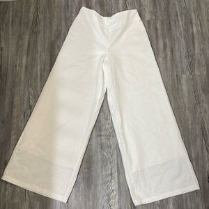 SNDYS: Nina Linen Pant in White